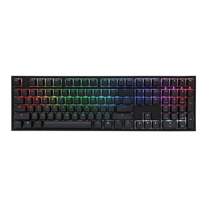 Ducky One 2 PBT RGB double shot Mechanical Keyboard with Black Pudding keycaps - Cherry MX Blue switch
