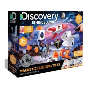 Discovery Mindblown Magnetic Building Tiles With Remote Control