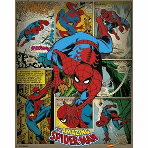 Pyramid Posters Marvel Spider-Man Retro Mini Poster (40 x 50 cm)
