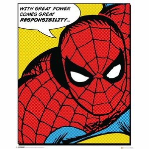Pyramid Posters Marvel Spider-Man Quote Mini Poster (40 x 50 cm)