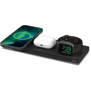 Belkin Boost Charge Pro 3-in-1 Magsafe Wireless Charger - Black