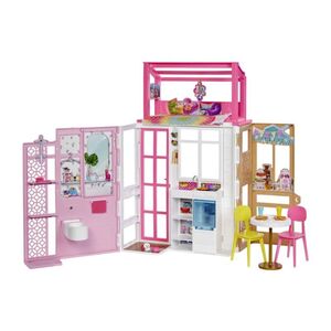 Barbie Fully Furnished Doll House HCD47