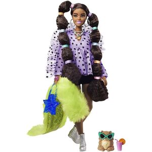 Barbie Extra Pigtails With Bobble Hair Ties Doll GXF10