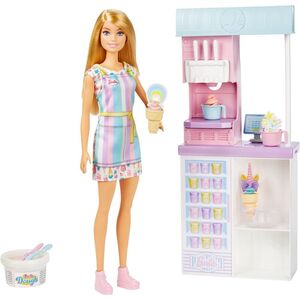 Barbie You Can Be Anything Ice Cream Shopkeeper Playset HCN46