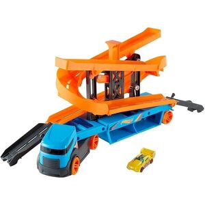 Hot Wheels Lift & Launch Hauler Toy Car Playset GNM62