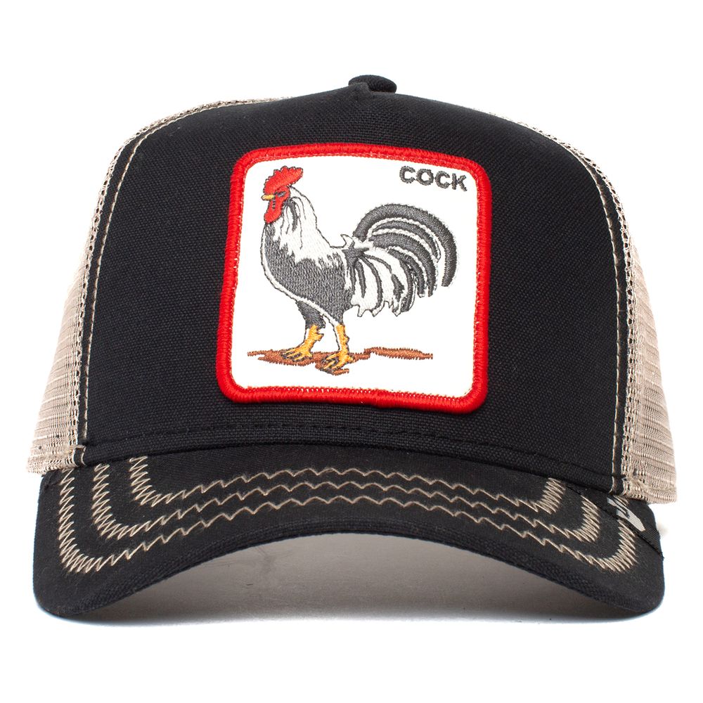 Goorin Bros The Cock Unisex Trucker Cap - Black