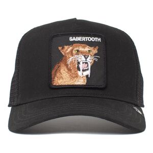 Goorin Bros The Sabertooth Tiger Unisex Trucker Cap - Black
