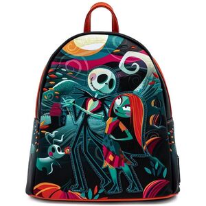 Loungefly Disney Nightmare Before Christmas Simply Meant To Be Mini Leather Backpack