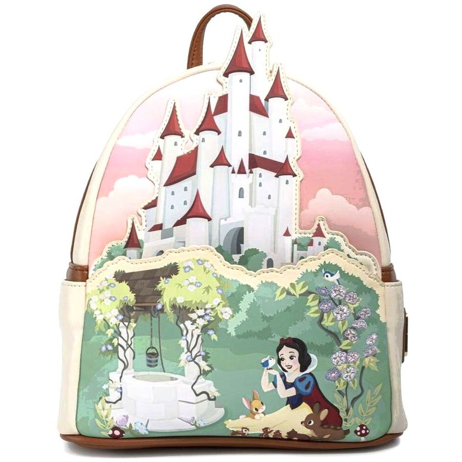 Loungefly Disney Snow White Castle Series Mini Leather Backpack