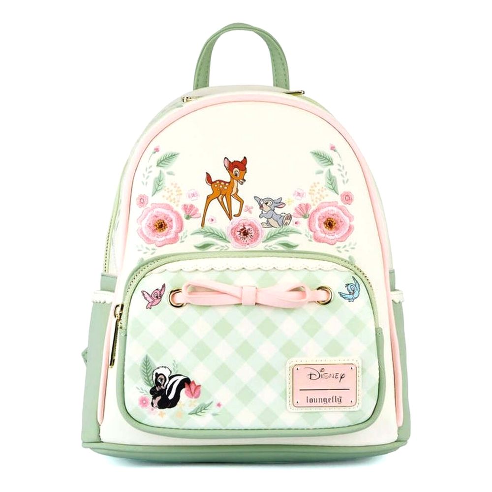 Loungefly Disney Bambi Spring Time Gingham Mini Leather Backpack