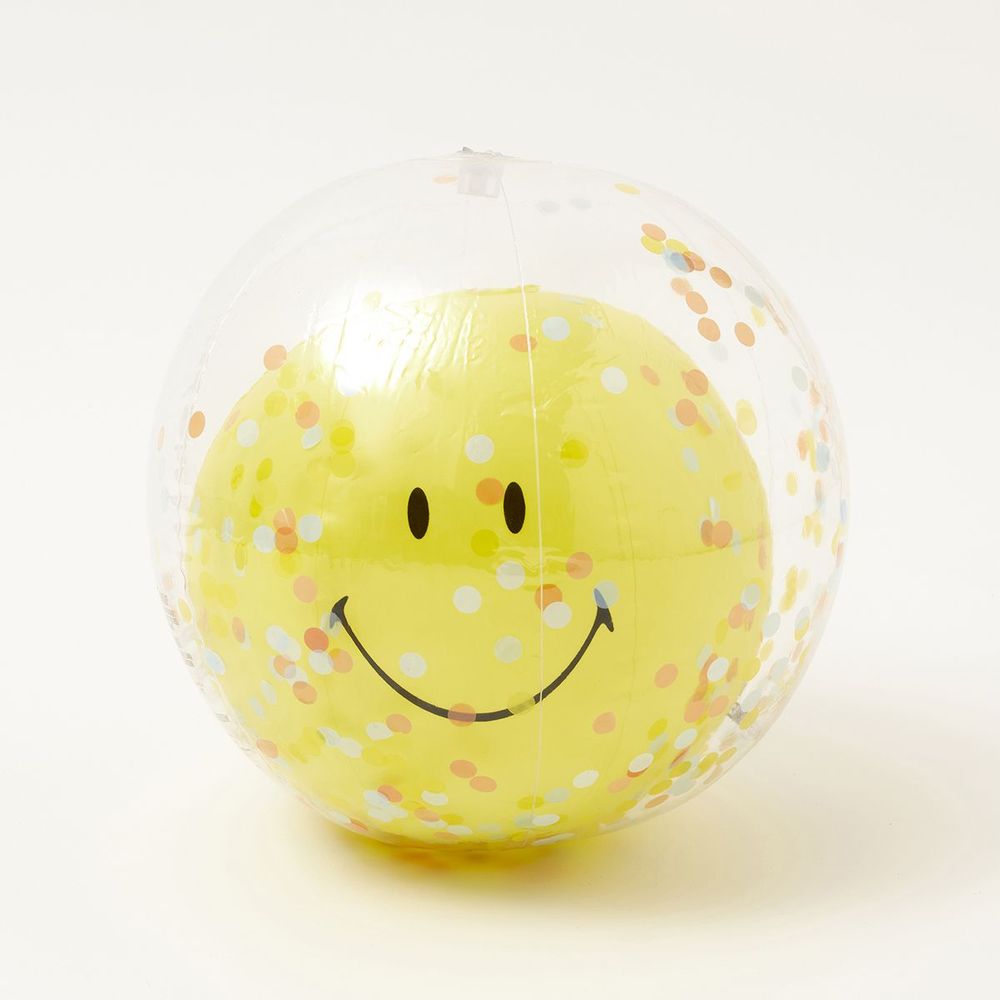 Sunny Life Inflatable Beach Ball Smiley