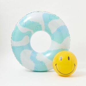 Sunny Life Pool Ring & Ball Smiley
