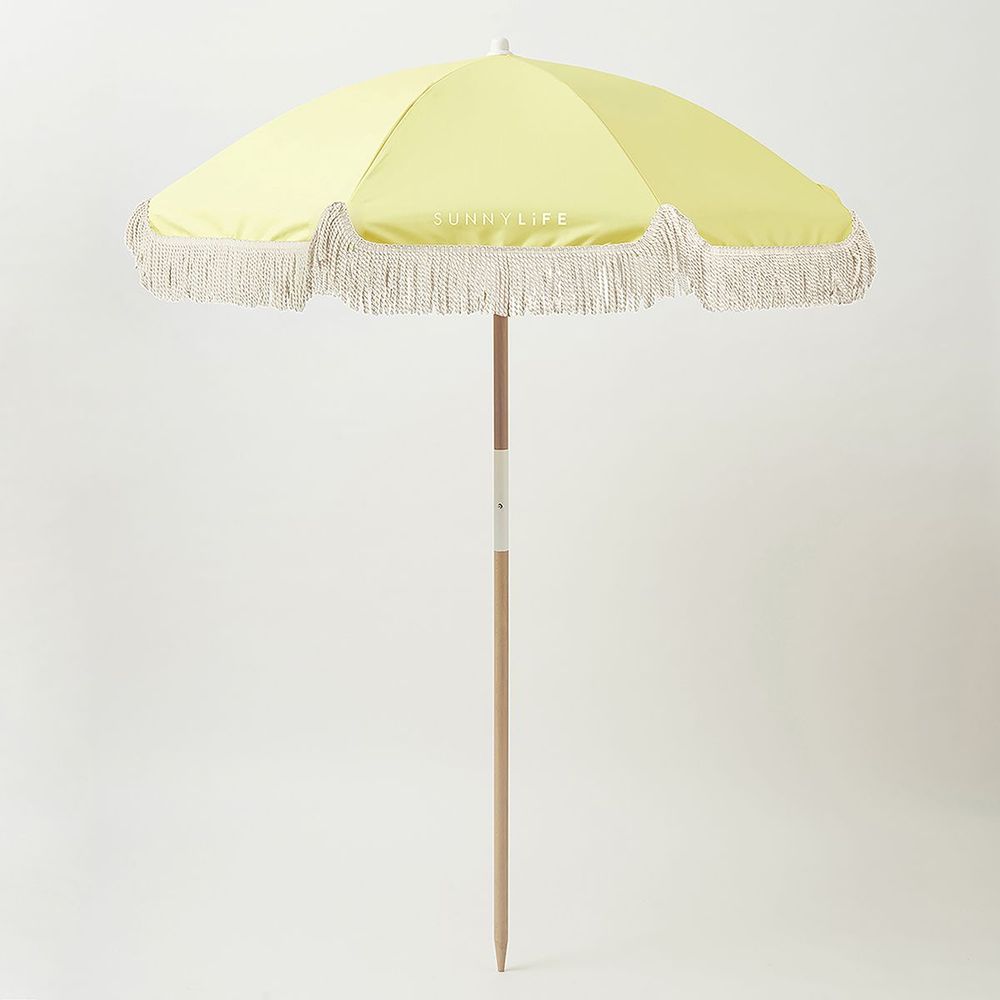 Sunny Life Luxe Beach Umbrella Limoncello