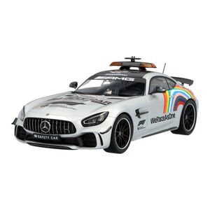Norev Mercedes-Benz AMG GT-R Formula 1 Safety Car 2020 Season C190 1.18 Die-Cast Model - Silver