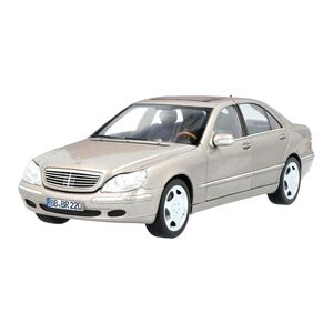 Norev Mercedes-Benz S600 Saloon V220 (2000-2005) 1.18 Die-Cast Model - Cubanite Silver
