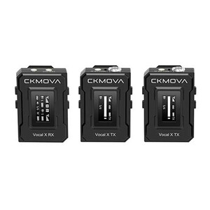 CKMova Vocal X V2 Ultra-compact 3.5mm Output 2.4GHz Dual-Channel Wireless Microphone