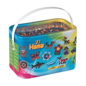 Hama Midi 10000 Beads in Bucket 202-67