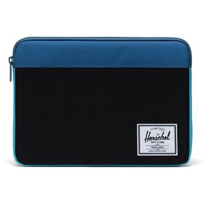 Herschel Anchor Laptop Sleeve 13 Inch - Black/Blue Ashes/Blue Curacao