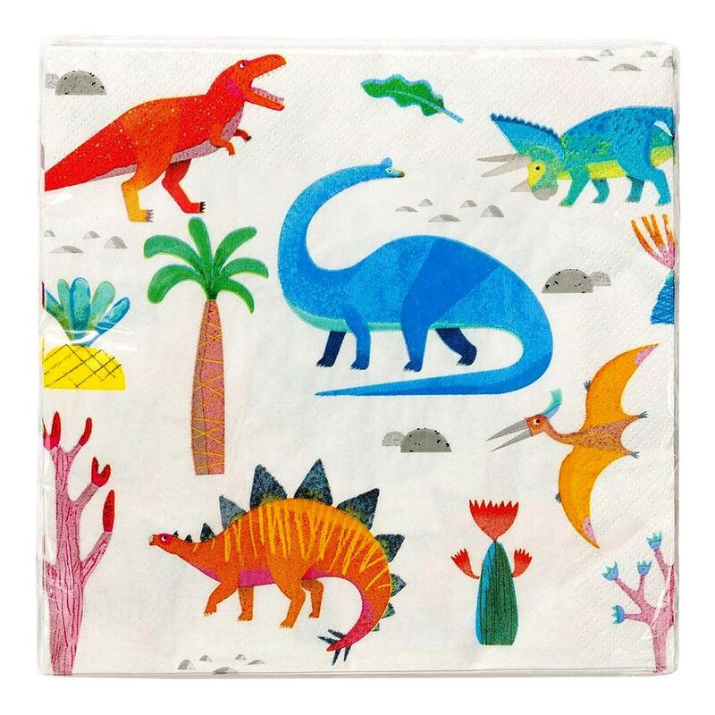 Talking Tables Party Dinosaur Napkin 33cm (Pack of 20)