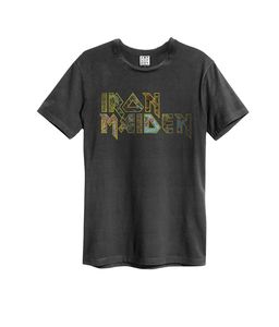 Iron Maiden Eddie's Logo Men's T-Shirt Charcoal