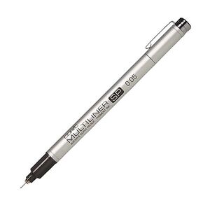 Copic Multiliner SP Refillable Sketching Pen - 0.05mm Nib - Black