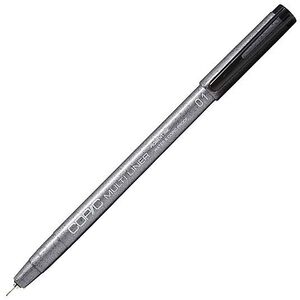 Copic Multiliner Classic Sketching Pen (Non-refillable) - 0.1mm Nib - Black