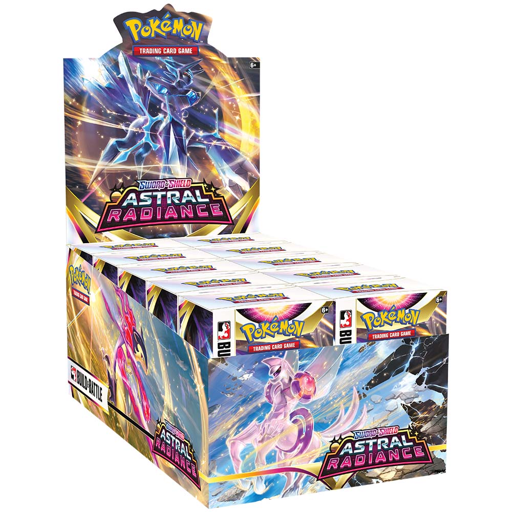 Pokemon TCG Sword & Shield 10 Astral Radiance Build And battle Deck Box  (Assortment – Includes 1)