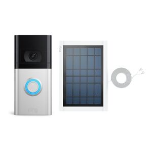 Ring Video Doorbell 4 + Solar Panel for Doorbells (Bundle)