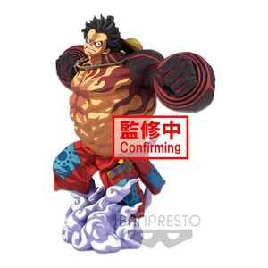 Banpresto One Piece World Figure Colosseum 3 Super Master Stars Monkey D. Luffy Gear 4 Collectible Figure 22cm (2 Dimensions)