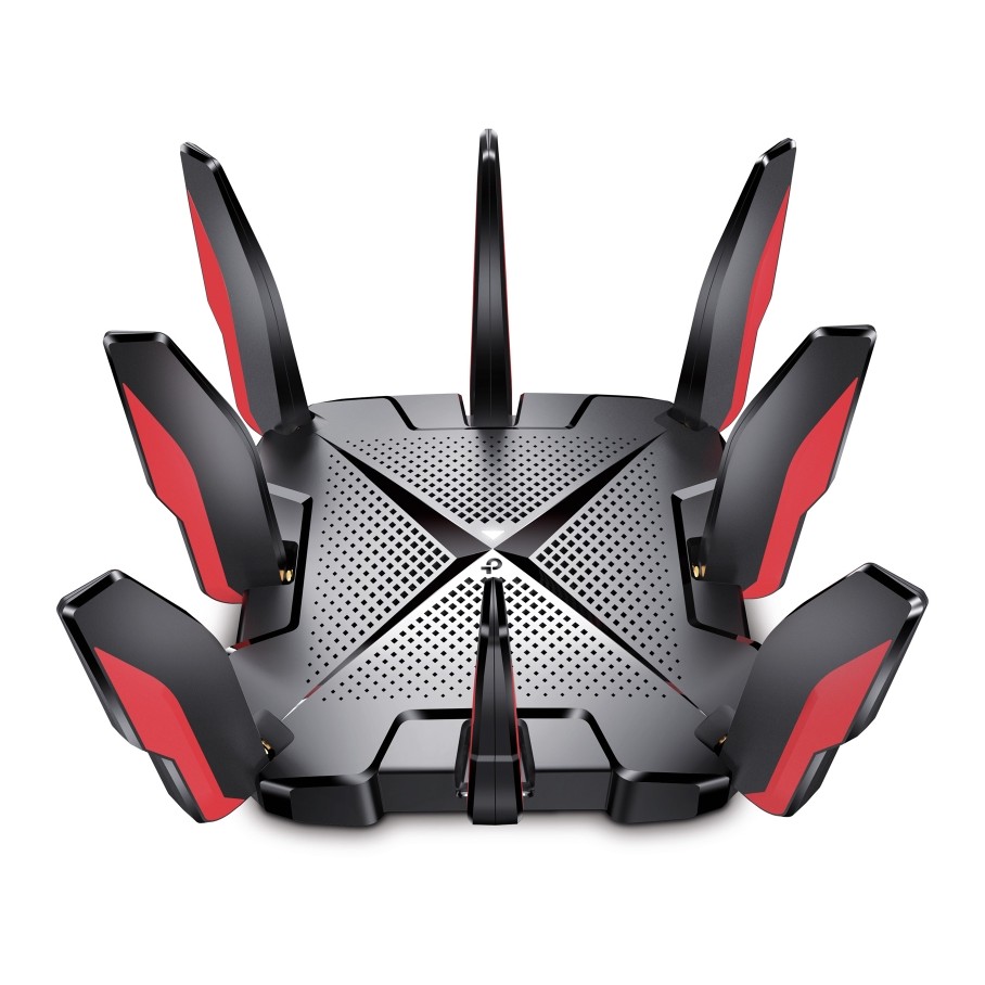 TP-Link Archer GX90 AX6600 Tri-Band Wi-Fi 6 Gaming Router- Black/Red