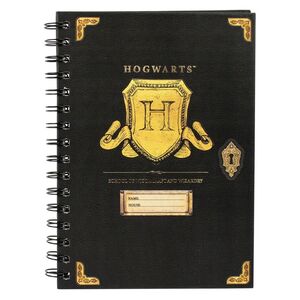 Blue Sky Designs Harry Potter A5 Wiro Hogwarts Shield Notebook