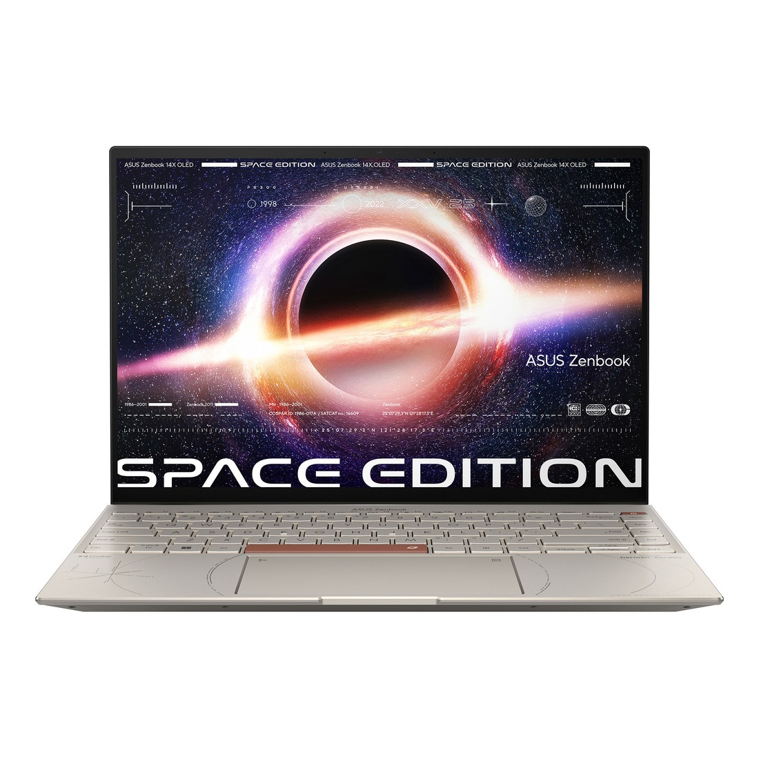 ASUS Zenbook 14X OLED Space Edition Laptop UX5401ZAS-OLED007W Intel core i7-12700H/16GB RAM/1TB SSD/Intel Iris Xe Graphics/14-inch 2.8K (2880x1800) OLED/Windows 11 Home - Zero-G Titanium