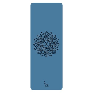 Meow Yoga Mandala Mat - Blue (183cm x 68cm x 4mm)