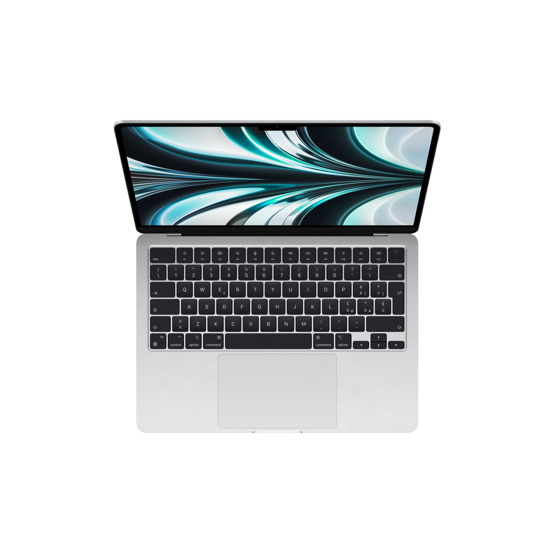 Apple MacBook Air 13-Inch Apple M2 Chip/8-Core CPU/GPU/256GB SSD - Silver (Arabic/English)