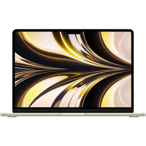 Apple MacBook Air 13-Inch Apple M2 Chip/8-Core CPU/GPU/256GB SSD - Starlight (English)