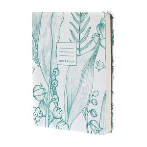 Collins Debden Tara A5 Ruled Notebook - White