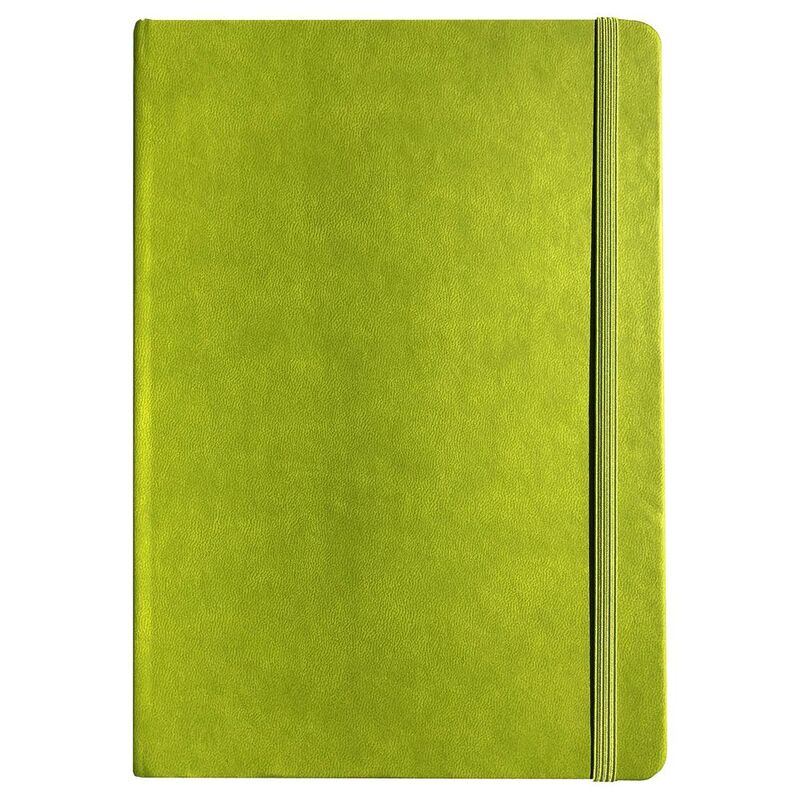 Collins Debden Legacy Feint Ruled Notebook A5 - Green
