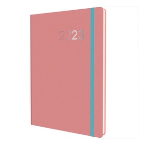Collins Debden Legacy A5 Week To View Mid Year Diary 22/23- Pink