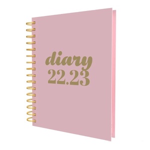 Collins Debden Scandi A5 Day To Page Mid Year Diary 22/23 - Pink