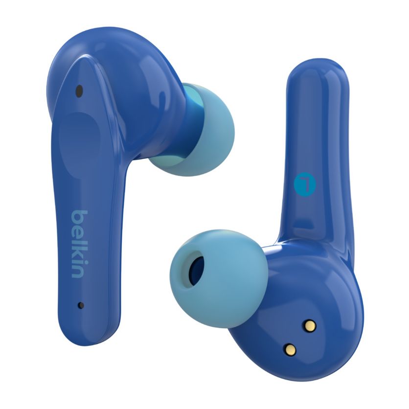 Belkin SOUNDFORM Nano True Wireless Earbuds for Kids - Blue