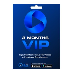 360VUZ VIP - 3 Month Subscription (Digital Code)