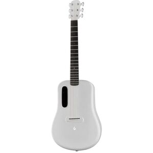 Lava Me 3 Acoustic-Electric Smart Guitar 38 Inch with Space Bag - White