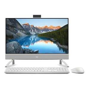 Dell Inspiron 24 5410 All-in-One Desktop Intel core i7-1255U/16GB/1TB HDD + 256GB SSD/NVIDIA GeForce MX550 2GB/23.8-inch FHD Touch Display/60Hz/Windows 11 Home - Pearl White
