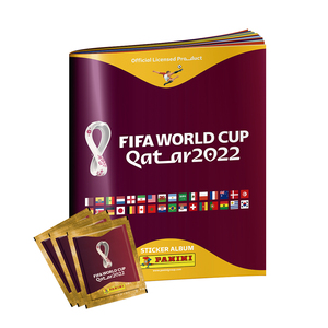 Panini FIFA World Cup Qatar 2022 Starter-Pack (Collector's Album + 3 Packets)
