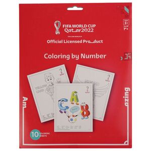 FIFA Wolrd Cup Qatar 2022 Coloring by Numbers Sheets (10 Sheets)