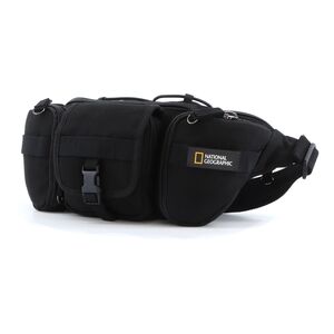 National Geographic Milestone 3 Pockets Waist Bag Black 1.9 ltrs