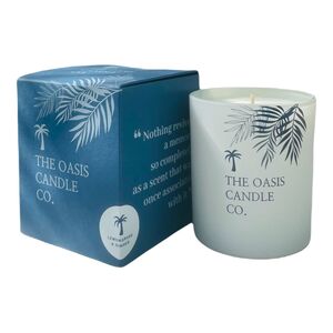 The Oasis Candle Co Lemongrass & Ginger Single Wick 220g Candle