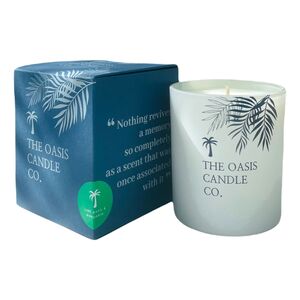 The Oasis Candle Co Lime Basil & Mandarin Single Wick 220g Candle