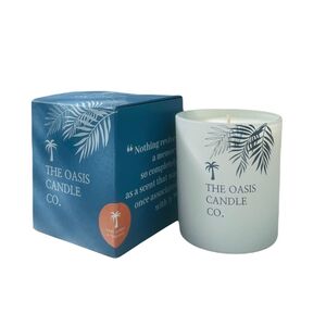 The Oasis Candle Co Dark Honey & Tobacco Single Wick 220g Candle