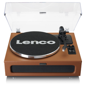 Lenco LS-430BN Turntable With Built-In Speakers Brown